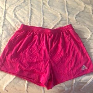 Adidas climalite shorts- Hot pink